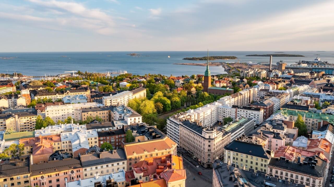 Dronekuvaa Helsingistä